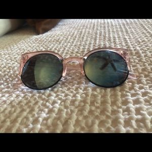 Rare Vans translucent pink cat eye sunglasses
